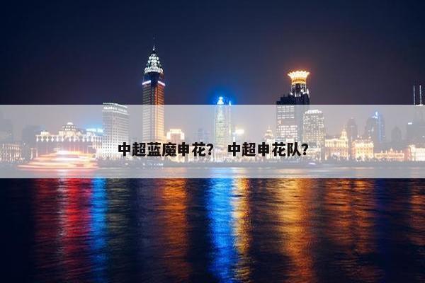 中超蓝魔申花？ 中超申花队？