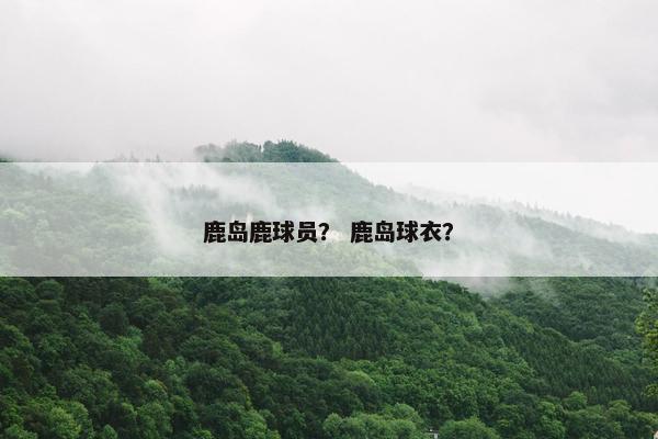 鹿岛鹿球员？ 鹿岛球衣？