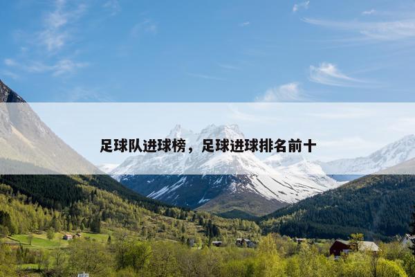 足球队进球榜，足球进球排名前十