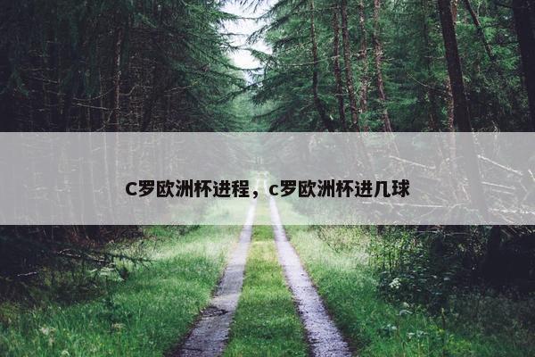 C罗欧洲杯进程，c罗欧洲杯进几球