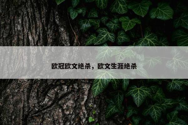 欧冠欧文绝杀，欧文生涯绝杀