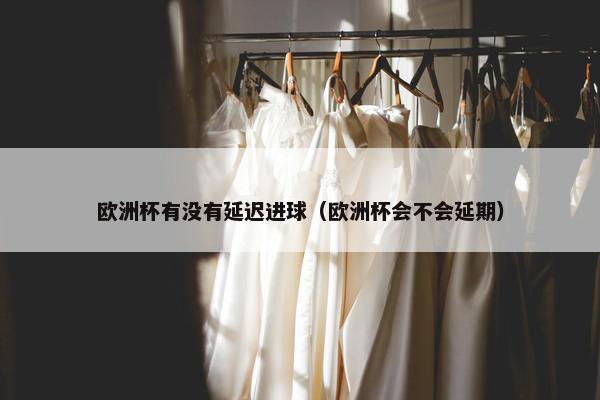 欧洲杯有没有延迟进球（欧洲杯会不会延期）