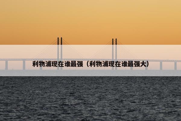 利物浦现在谁最强（利物浦现在谁最强大）