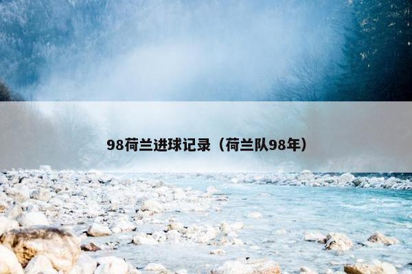 98荷兰进球记录（荷兰队98年）