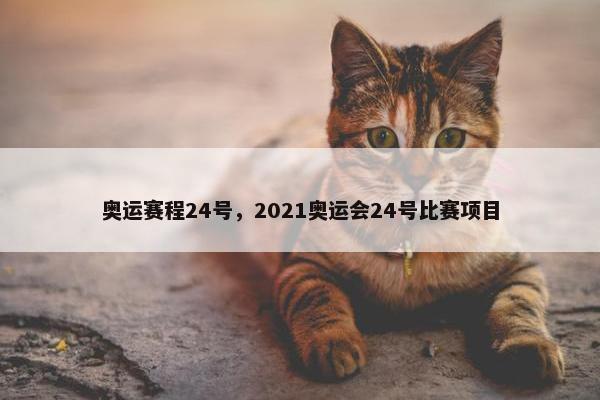 奥运赛程24号，2021奥运会24号比赛项目
