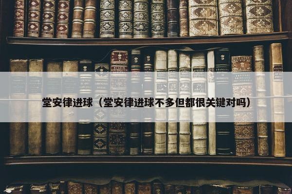 堂安律进球（堂安律进球不多但都很关键对吗）