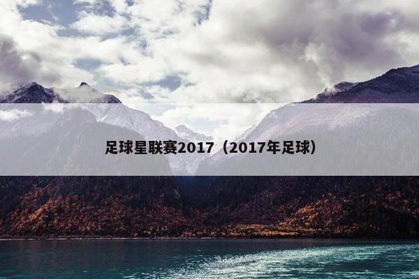足球星联赛2017（2017年足球）