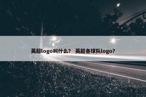 英超logo叫什么？ 英超各球队logo？