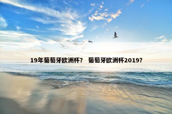19年葡萄牙欧洲杯？ 葡萄牙欧洲杯2019？