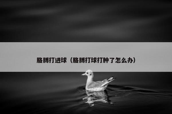 胳膊打进球（胳膊打球打肿了怎么办）