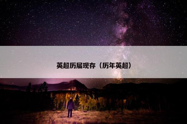 英超历届现存（历年英超）