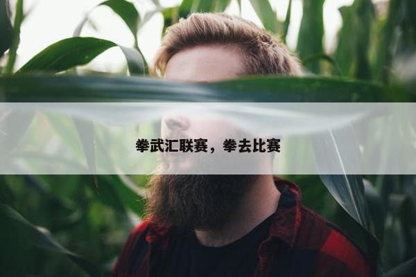 拳武汇联赛，拳去比赛