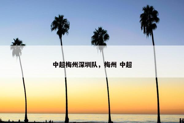 中超梅州深圳队，梅州 中超