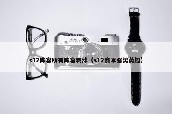 s12阵容所有阵容羁绊（s12赛季强势英雄）