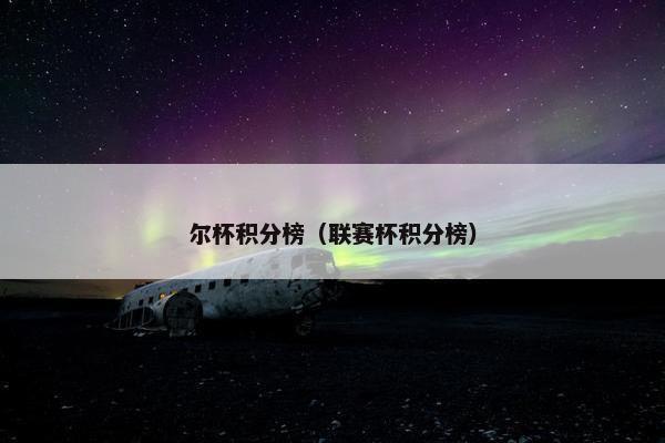 尔杯积分榜（联赛杯积分榜）