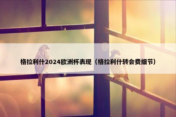 格拉利什2024欧洲杯表现（格拉利什转会费细节）