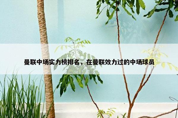 曼联中场实力榜排名，在曼联效力过的中场球员