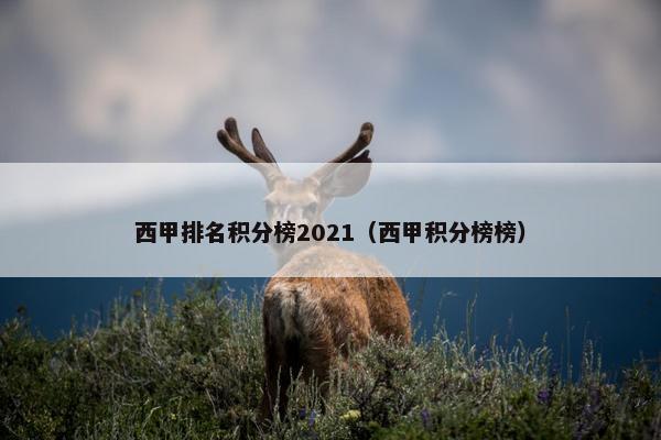 西甲排名积分榜2021（西甲积分榜榜）