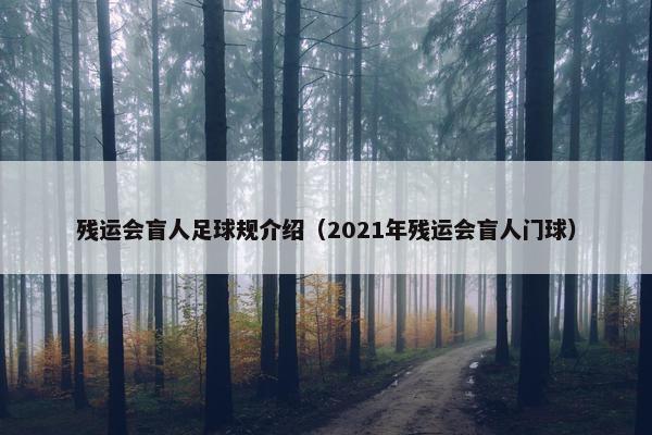 残运会盲人足球规介绍（2021年残运会盲人门球）