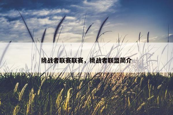 挑战者联赛联赛，挑战者联盟简介