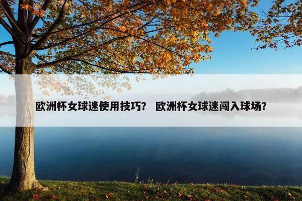 欧洲杯女球迷使用技巧？ 欧洲杯女球迷闯入球场？