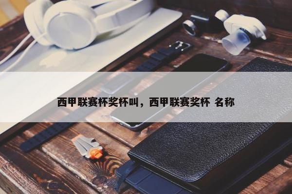 西甲联赛杯奖杯叫，西甲联赛奖杯 名称