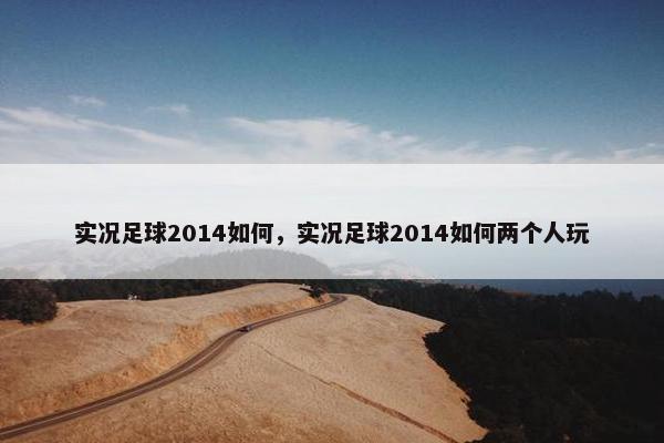 实况足球2014如何，实况足球2014如何两个人玩