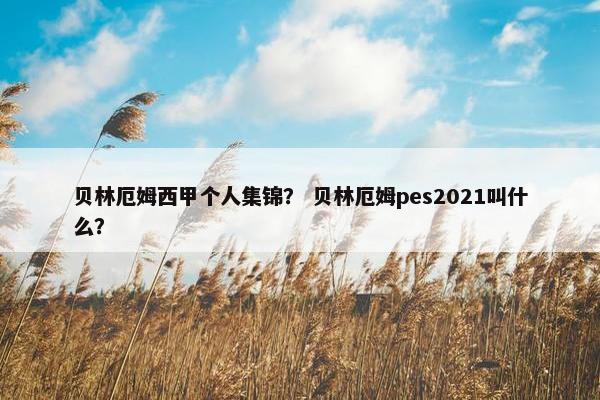 贝林厄姆西甲个人集锦？ 贝林厄姆pes2021叫什么？