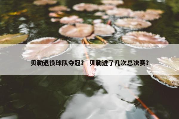贝勒退役球队夺冠？ 贝勒进了几次总决赛？