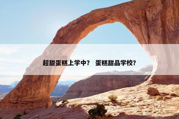超甜蛋糕上学中？ 蛋糕甜品学校？