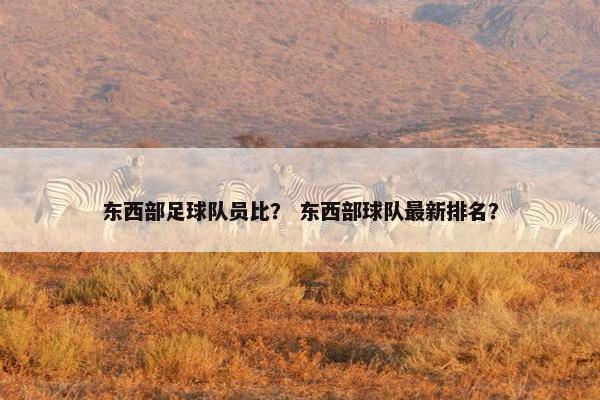 东西部足球队员比？ 东西部球队最新排名？