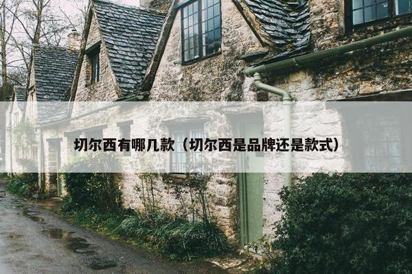切尔西有哪几款（切尔西是品牌还是款式）