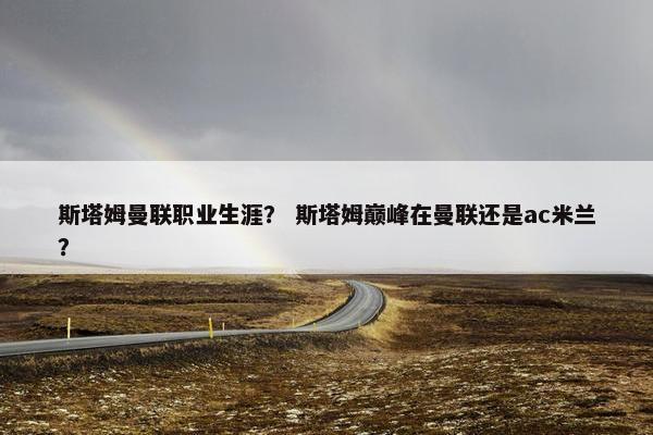 斯塔姆曼联职业生涯？ 斯塔姆巅峰在曼联还是ac米兰？