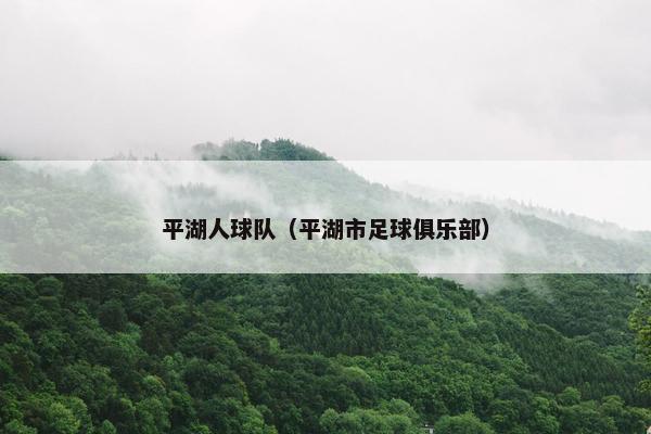 平湖人球队（平湖市足球俱乐部）