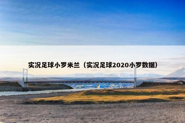 实况足球小罗米兰（实况足球2020小罗数据）