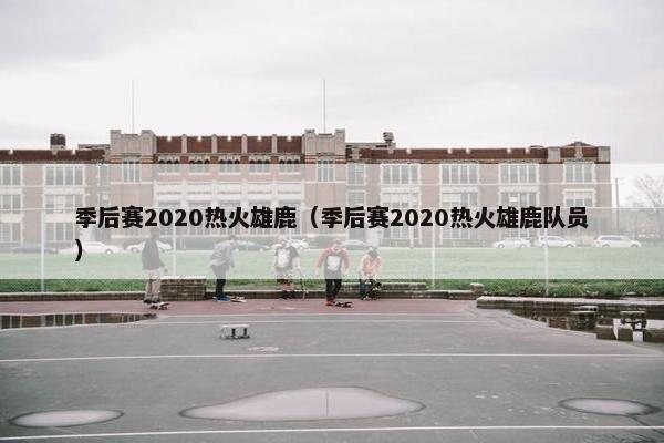 季后赛2020热火雄鹿（季后赛2020热火雄鹿队员）