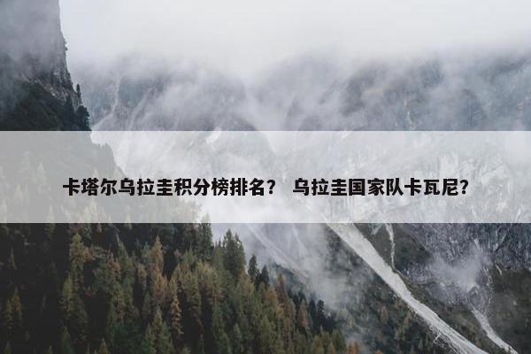卡塔尔乌拉圭积分榜排名？ 乌拉圭国家队卡瓦尼？