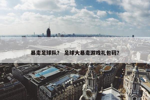 暴走足球队？ 足球大暴走游戏礼包码？