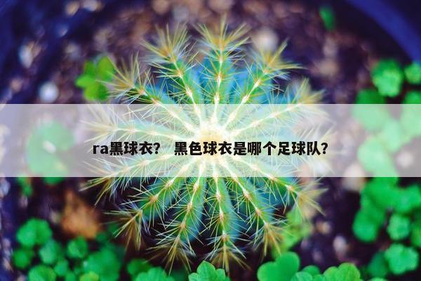 ra黑球衣？ 黑色球衣是哪个足球队？