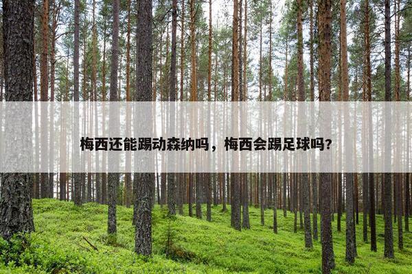 梅西还能踢动森纳吗，梅西会踢足球吗?