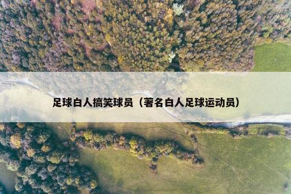 足球白人搞笑球员（著名白人足球运动员）
