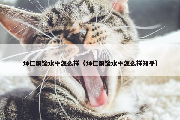 拜仁前锋水平怎么样（拜仁前锋水平怎么样知乎）