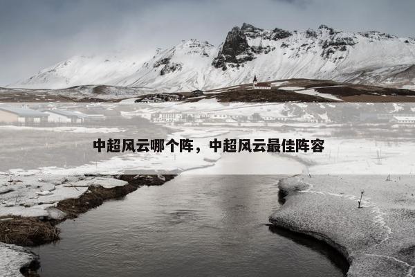 中超风云哪个阵，中超风云最佳阵容