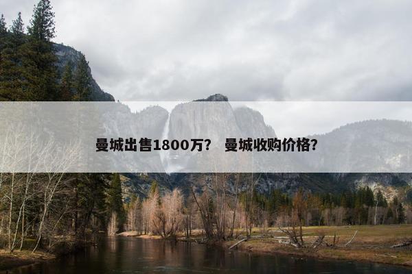 曼城出售1800万？ 曼城收购价格？