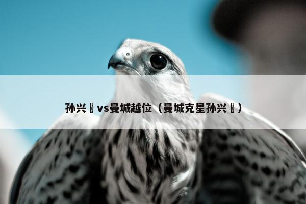 孙兴慜vs曼城越位（曼城克星孙兴慜）