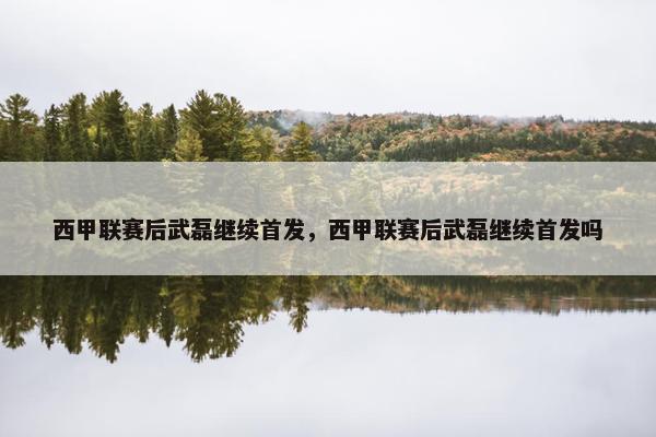 西甲联赛后武磊继续首发，西甲联赛后武磊继续首发吗