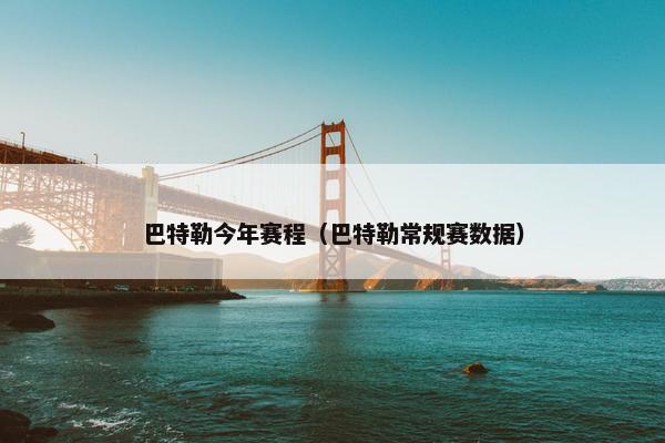 巴特勒今年赛程（巴特勒常规赛数据）