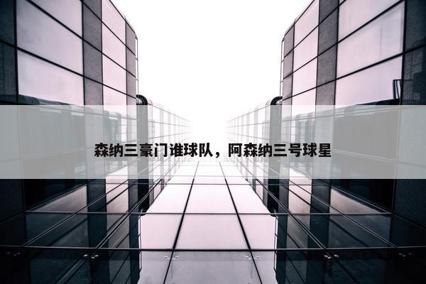 森纳三豪门谁球队，阿森纳三号球星