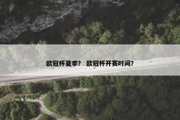 欧冠杯夏季？ 欧冠杯开赛时间？