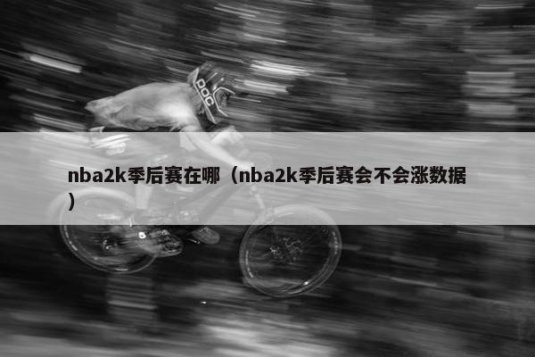 nba2k季后赛在哪（nba2k季后赛会不会涨数据）